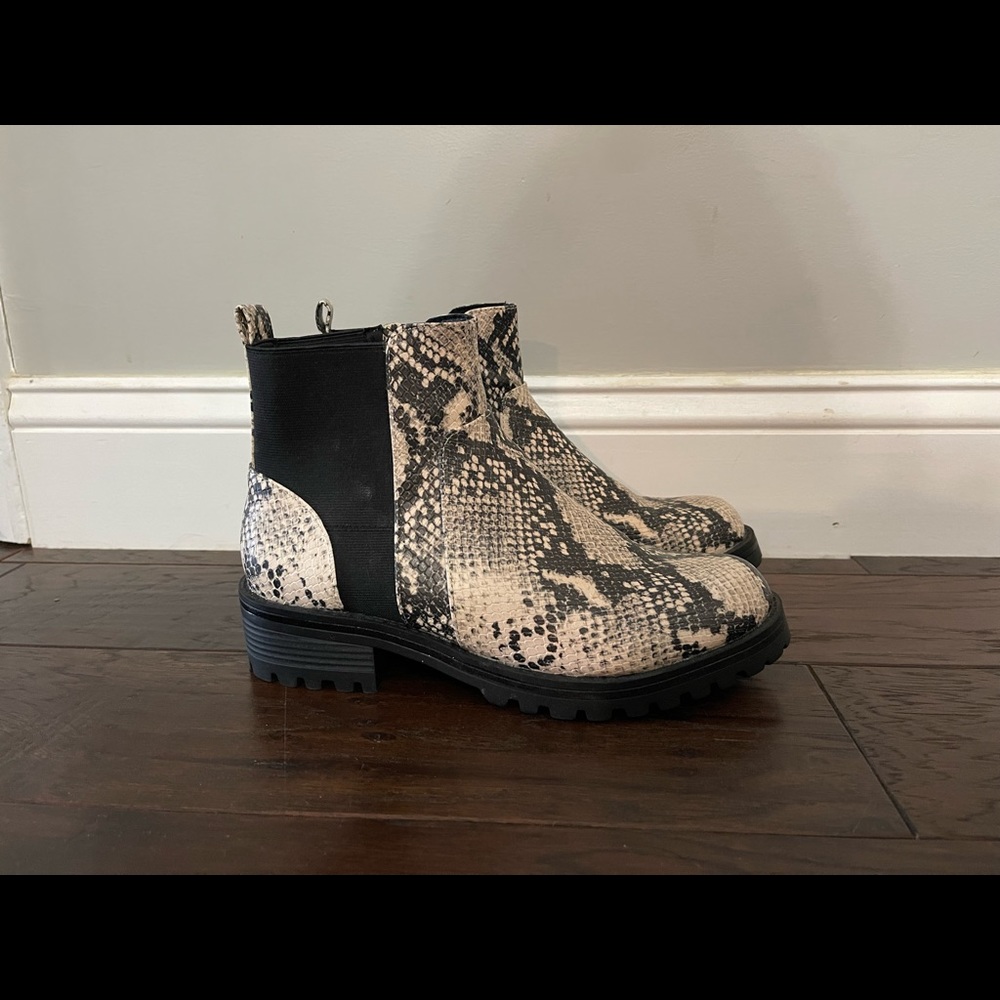 Target snakeskin booties